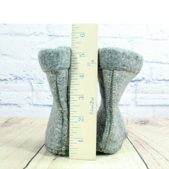LL Bean Gray Wool Warm Replacement Boot Liner Inserts Size 6 - Picture 6 of 9